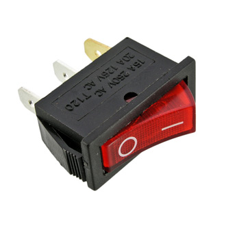 Клавишный переключатель IRS-101-3C on-off красный