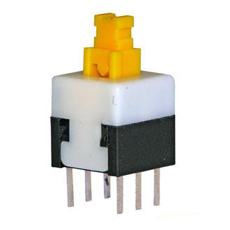 Кнопка миниатюрная PB22E08 без фиксации 8x8x13 mm