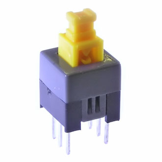Кнопка миниатюрная PB22E07 без фиксации 7x7x12 mm