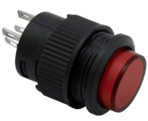 Кнопка R16-503BD-R Non Lock+