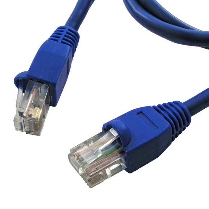 Компьютерный шнур Патчкорд RJ45 1m синий