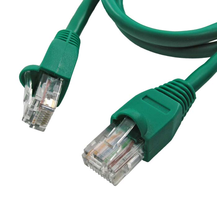 Компьютерный шнур Патчкорд RJ45 1m зеленый