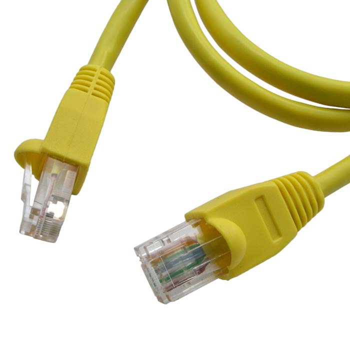 Компьютерный шнур Патчкорд RJ45 1m желтый