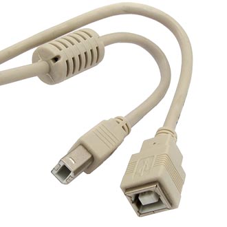 Компьютерный шнур USB-B M USB-B F 3m F
