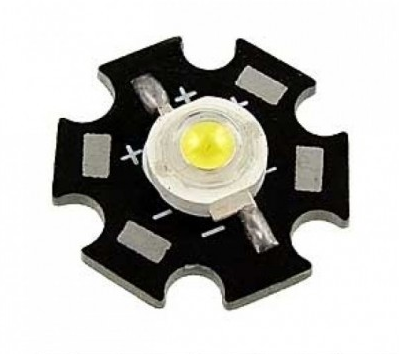 Светодиод мощный 3WR 3.6V 120-140LM 6000-6500K