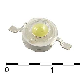 Светодиод мощный 3W 3.6V 200-220LM 5000-6500K