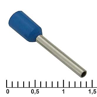 Наконечник на кабель DN00712 blue (1.2x12mm)