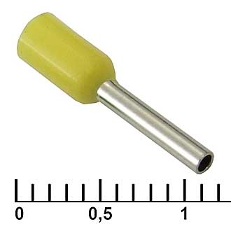 Наконечник на кабель DN00708 yellow (1.2x8mm)