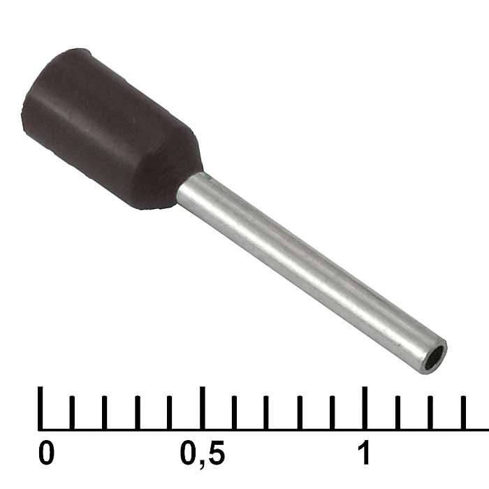 Наконечник на кабель DN00510 black (1x10mm)