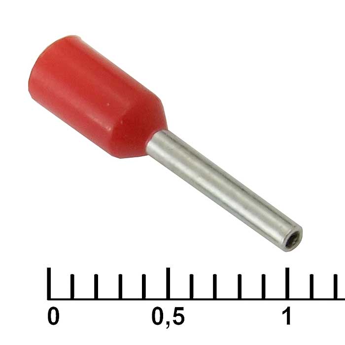 Наконечник на кабель DN00508 red (1x8mm)