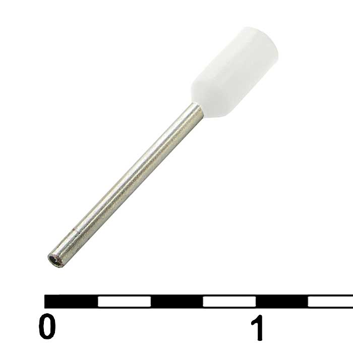 Наконечник на кабель DN00208 white (0.75x8mm)