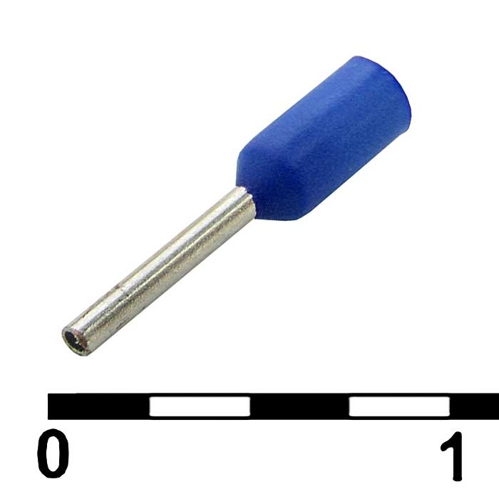 Наконечник на кабель DN00206 blue (0.75x6mm)