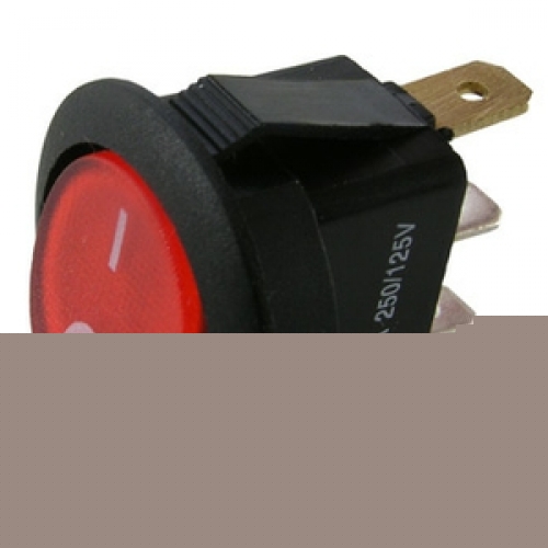 Переключатель IRS-101-8C on-off красный