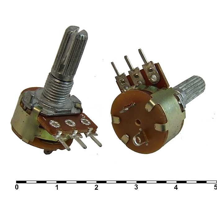 Потенциометр S16KN1-B 10K L20KC