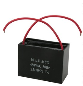 Пусковой конденсатор CBB61 10uF 450V (МБГЧ)
