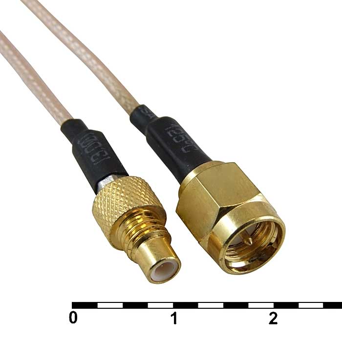 Разъем высокочастотный SMA-J2/SMC-JY2-RG178-30