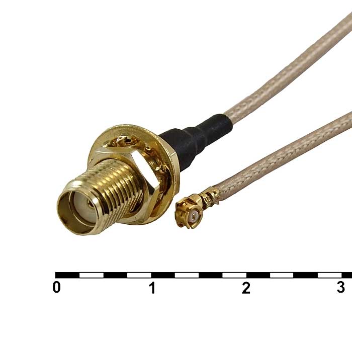 Разъем высокочастотный UFL-F/SMA-F JV-003+O 13CM