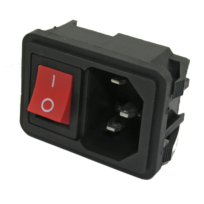 Разъем питания AC-002 (red)