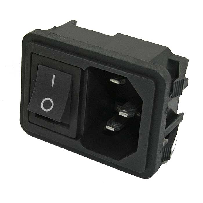 Разъем питания AC-002 (black)