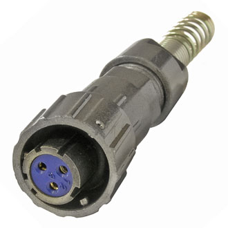 Разъём быстроразъёмный FQ14-3TK-8 (каб.роз.)