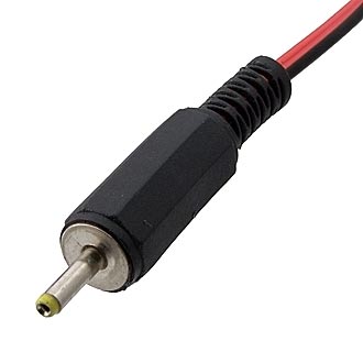 Разъем питания штырьковый 7-0026a / 2.5*0.7 mm 1m