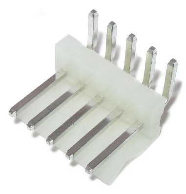 Разъем питания низковольтный PWL-05R pitch 3.96 mm