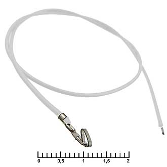 Разъем питания низковольтный HU 2,54 mm AWG26 0,3m white