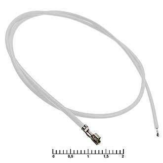 Разъем питания низковольтный HB 2,00 mm AWG26 0,3m white