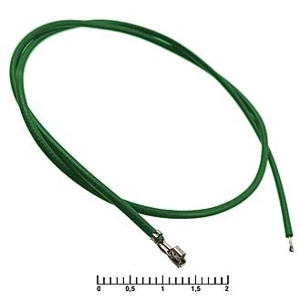 Разъем питания низковольтный HB 2,00 mm AWG26 0,3m green
