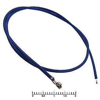 Разъем питания низковольтный HB 2,00 mm AWG26 0,3m blue