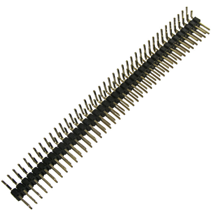 Разъём PLD 2x40R (PLD-80R шаг 2.54мм)