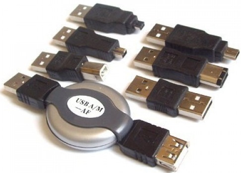 Набор USB 6 переходников + удлинитель REXANT