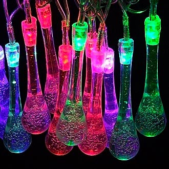 Светодиодное украшение 20LED 220V 2W 4m RGB-6
