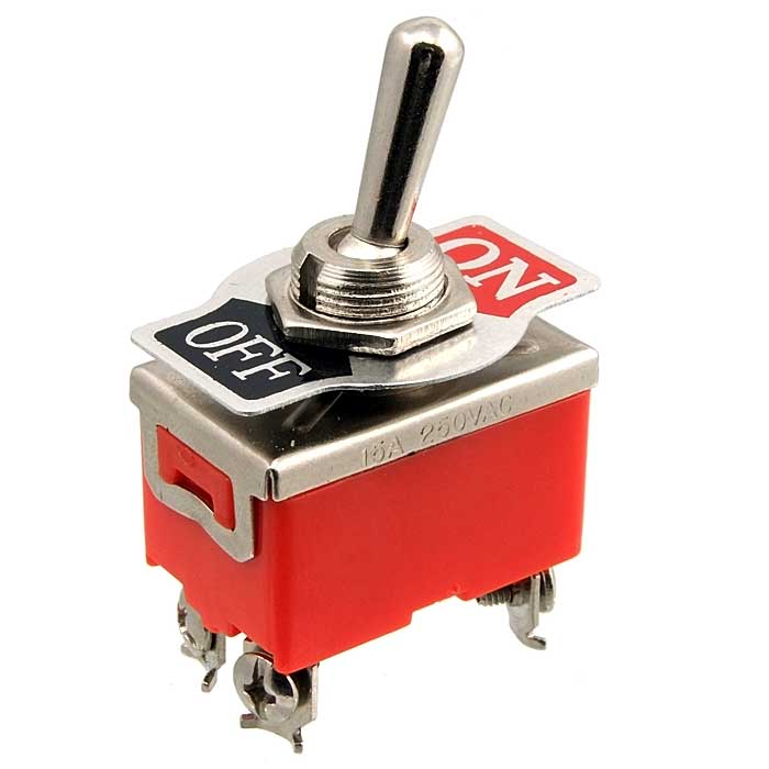 Тумблер E-TEN 1221 off-on 15A 250V AC