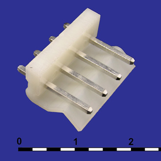 Разъём питания низковольтный MPW-04 pitch 5.08 mm