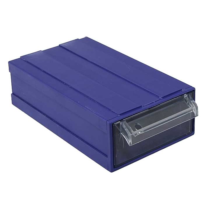 Складская коробка пластиковая 45x90x164 (ВхШхГ) blue