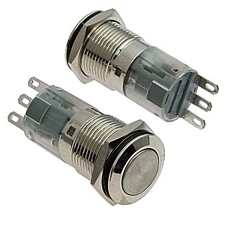 Кнопка антивандальная LAS2-GQF-11Z on-on