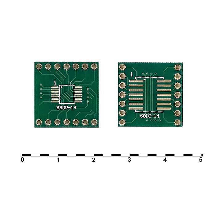 Панель для микросхем Плата SOIC-14 и SSOP-14
