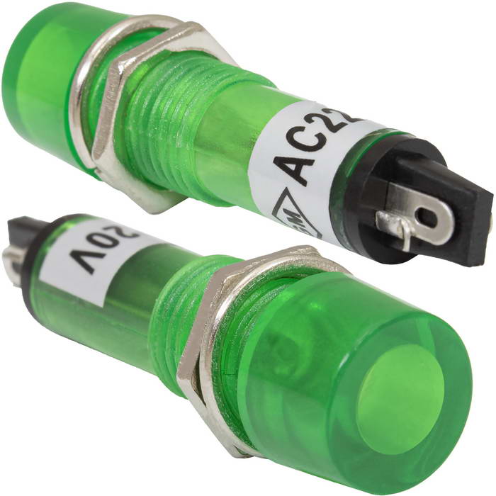 Лампочка неоновая в корпусе N-804-G 220V