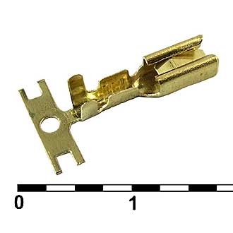 Клемма ножевая неизолированная DJ621-E2.8A