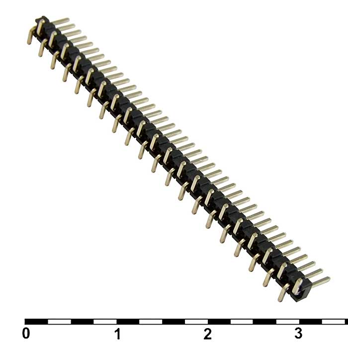 Разъём 1.27мм PLL1.27-1x40S H1=2.0
