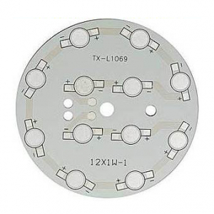 Плата для мощного светодиода 12x1W 1 color d80