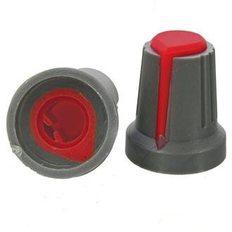 Ручка приборная RR4817 (6mm п.круг красный)