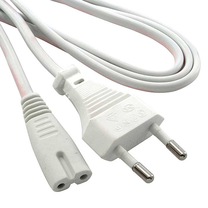 Шнур сетевой Y001/ST2 1.8м 2x0.75 W03FA