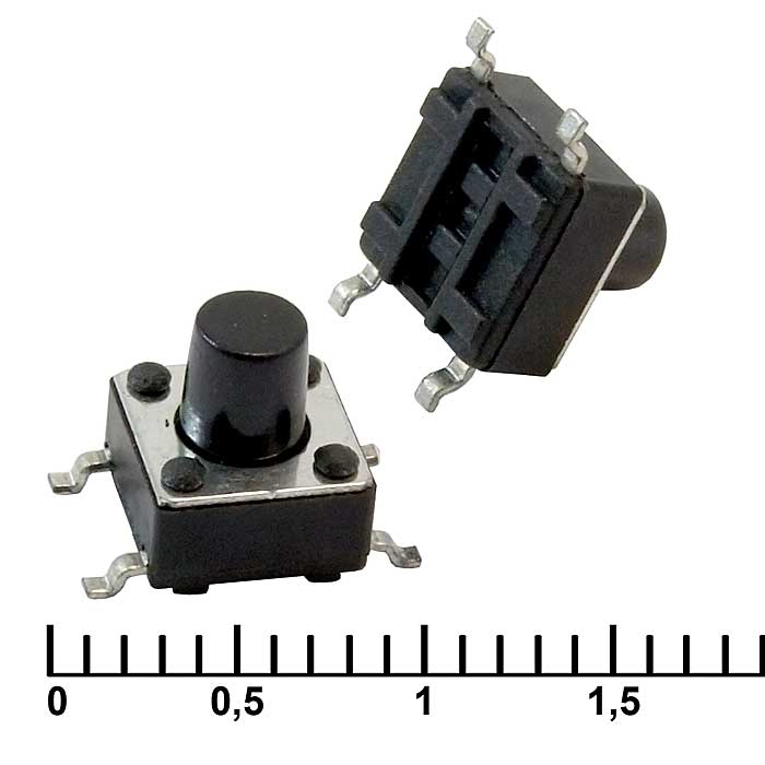 Тактовая кнопка IT-1102WB (6x6x7)