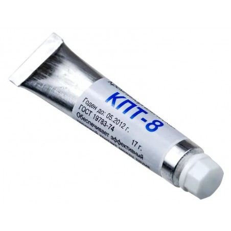 КПТ-8 (теплопроводн.паста) 18г тюбик метал Connector