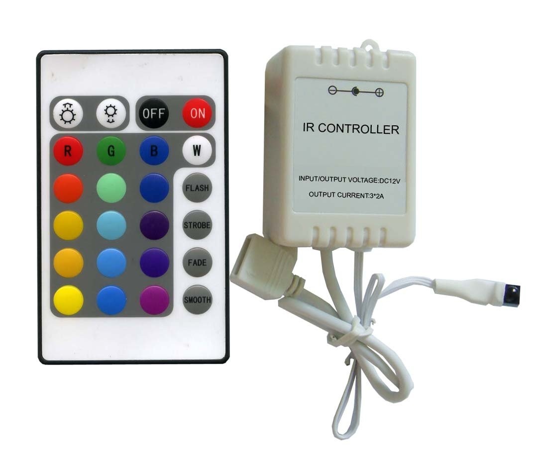 Контроллер LN-IR24B-12 (12V,72W, ПДУ 24кн)