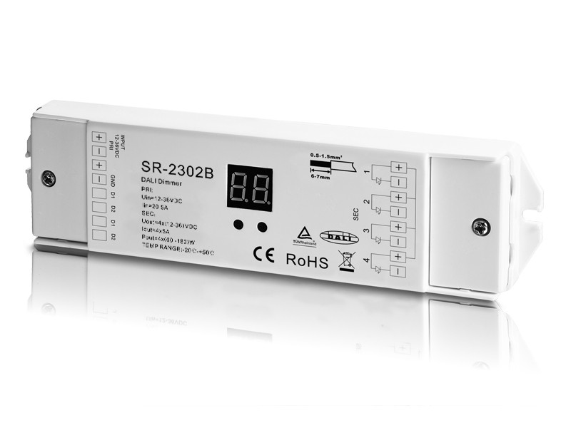 Диммер DALI SR-2302B (12-36V, 240-720W, 1 адрес)