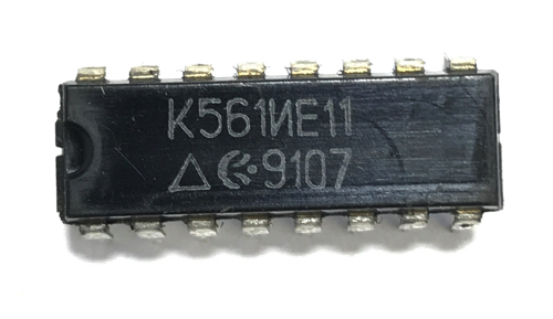 Микросхема К561ИЕ11 dip-16