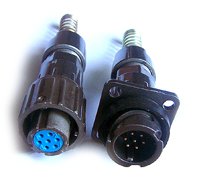 Разъем цилиндрический KLS15-226-FQ18-7-ZPK-10-A-B-C-D